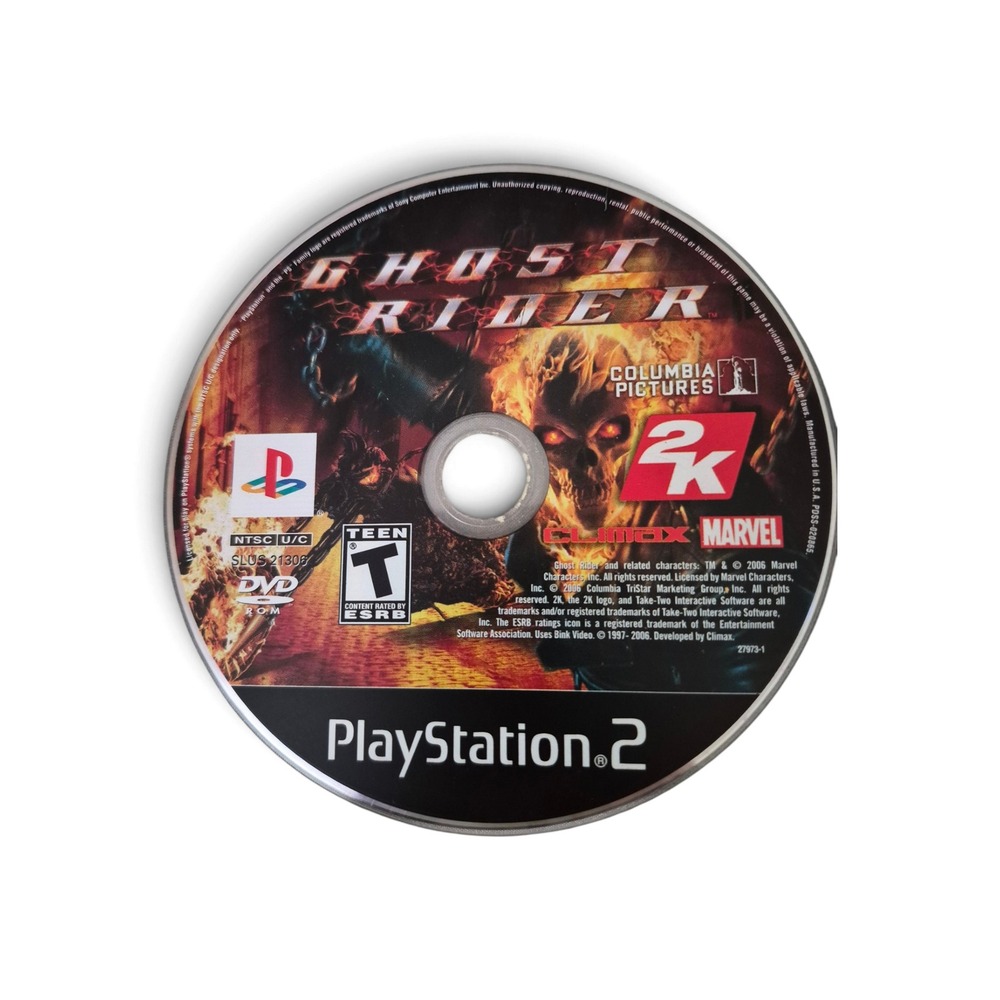 2K Games Ghost Rider PlayStation 2 PS2 Game Disc Only Black
